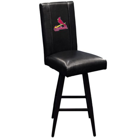 St. Louis Cardinals Black Swivel Bar Stool 2000