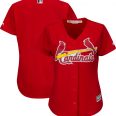 Majestic Women’s Replica St. Louis Cardinals Cool Base Alternate Red Jersey