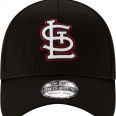 New Era Men’s St. Louis Cardinals Black 39Thirty Clubhouse Stretch Fit Hat1