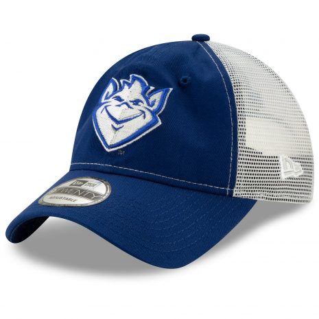 New Era Saint Louis Billikens Blue Stampede Trucker 9TWENTY Snapback Adjustable Hat New Era Saint Louis Billikens Blue Stampede Trucker 9TWENTY Snapback Adjustable Hat