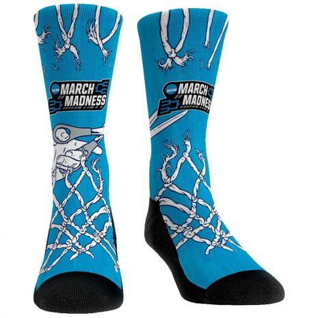 Rock Em Socks March Madness Net Cut Crew Socks