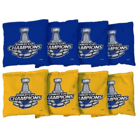 St. Louis Blues 2019 Stanley Cup Champions 8-Piece Cornhole Bag Set