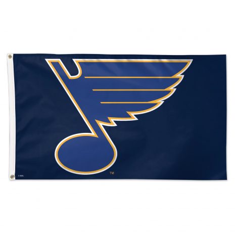 St. Louis Blues WinCraft 3 x 5 Deluxe Logo Flag St. Louis Blues WinCraft 3 x 5 Deluxe Logo Flag