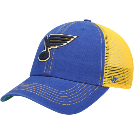 '47 St. Louis Blues BlueGold Trawler Clean Up Trucker Snapback Hat