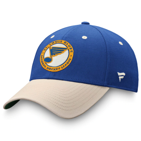 Fanatics Branded St. Louis Blues BlueNatural True Classics Structured Flex Hat