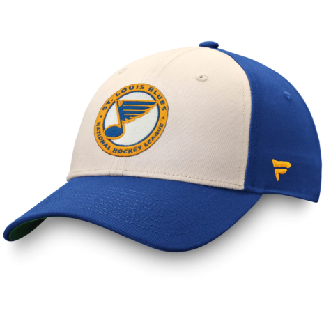 Fanatics Branded St. Louis Blues CreamBlue True Classics Snapback Hat Fanatics Branded St. Louis Blues CreamBlue True Classics Snapback Hat