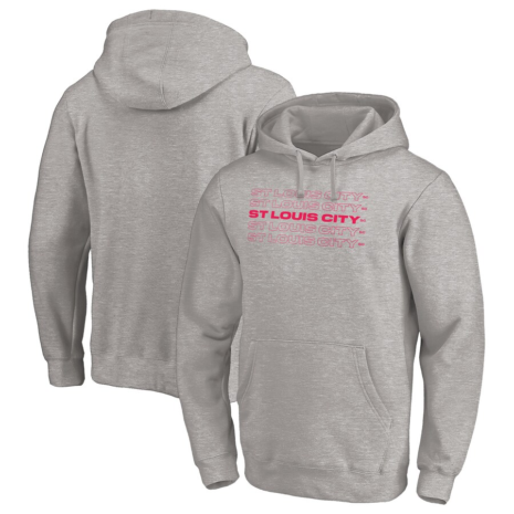 Fanatics Branded St. Louis City SC Heather Gray Holiday Pullover Hoodie Fanatics Branded St. Louis City SC Heather Gray Holiday Pullover Hoodie
