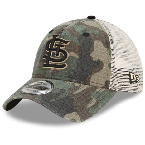 New Era St. Louis Cardinals Camo Honor Trucker 9TWENTY Snapback Hat New Era St. Louis Cardinals Camo Honor Trucker 9TWENTY Snapback Hat
