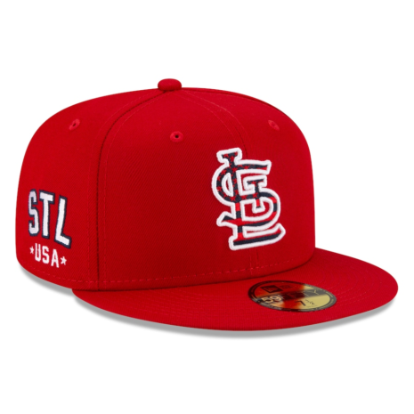 New Era St. Louis Cardinals Red 4th of July On-Field 59FIFTY Fitted Hat