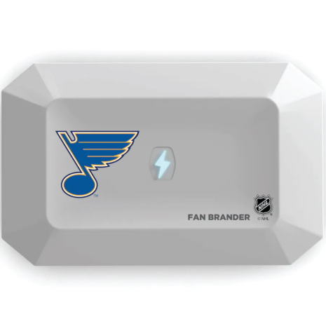 St. Louis Blues PhoneSoap Basic UV Phone Sanitizer & Charger - White