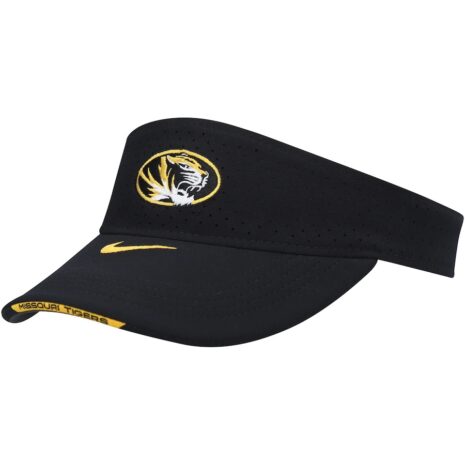 Missouri Tigers Nike 2021 Sideline Performance Visor - Black