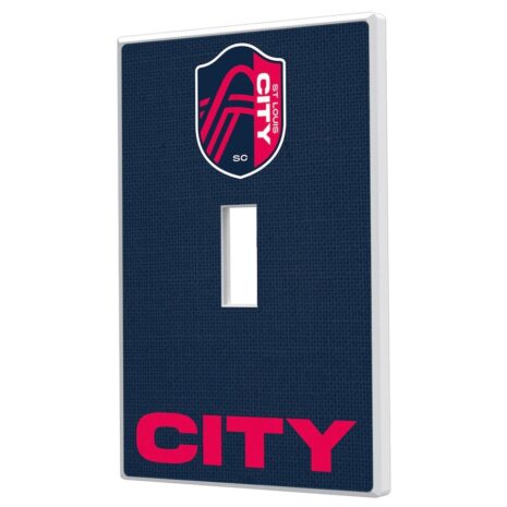 St. Louis City SC Solid Design Single Toggle Lightswitch Plate