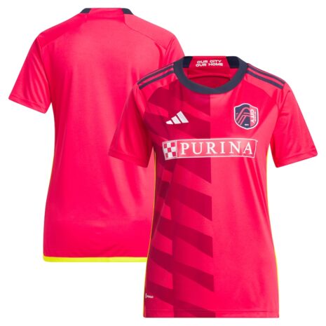 Women's St. Louis City SC adidas Red 2023 CITY Kit Replica Jersey