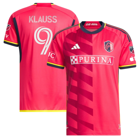 adidas João Klauss St. Louis City SC Red 2023 The Spirit Kit Authentic Jersey adidas João Klauss St. Louis City SC Red 2023 The Spirit Kit Authentic Jersey