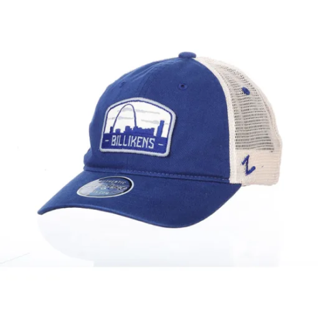 SAINT LOUIS BILLIKENS PROM MESHBACK ADJUSTABLE HAT - BLUE