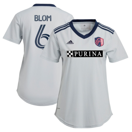 Njabulo Blom St. Louis City SC adidas Women's 2023 The Spirit Kit Replica Jersey - Gray