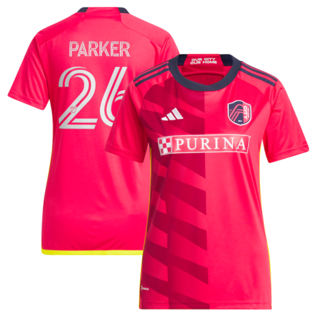 Tim Parker St. Louis City SC adidas Women's 2023 The Spirit Kit Replica Jersey - Red