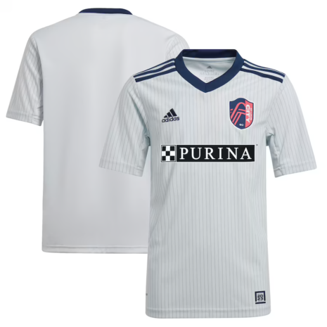 St. Louis City SC adidas Youth 2023 The Spirit Kit Replica Jersey - Gray