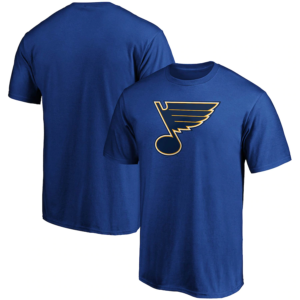 St. Louis Blues Fanatics Branded Team Primary Logo T-Shirt – Blue