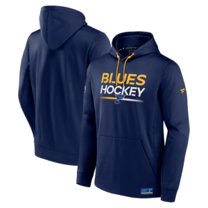 St. Louis Blues Fanatics Branded Authentic Pro Pullover Hoodie – Navy