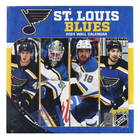 St. Louis Blues 2024 12'' x 12'' Team Wall Calendar