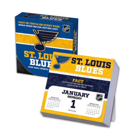 St. Louis Blues 2024 Box Calendar