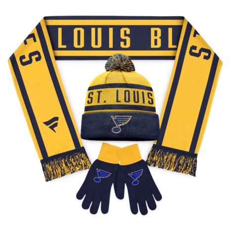 St. Louis Blues Fanatics Branded Winter Essentials Combo Set