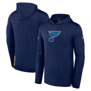 St. Louis Blues Fanatics Branded Authentic Pro Lightweight Pullover Hoodie – Navy