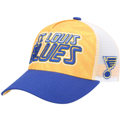St. Louis Blues Youth Team Tie-Dye Snapback Hat - Gold_Blue