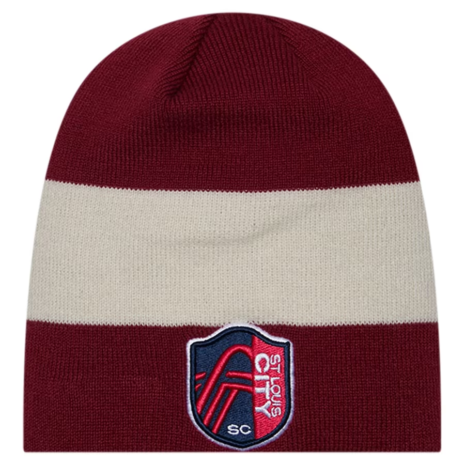 Selected slide 1 of 2Display slide 2 of 2 New Era St. Louis City SC Red 2024 Kick Off Collection Knit Beanie