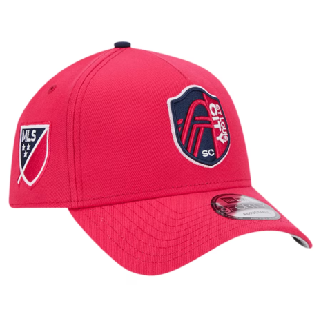 St. Louis City SC New Era 2024 Kick Off Collection 9FORTY Adjustable Hat - Red St. Louis City SC New Era 2024 Kick Off Collection 9FORTY Adjustable Hat - Red