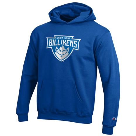 Champion Saint Louis Billikens Youth Blue Eco Powerblend Pullover Hoodie