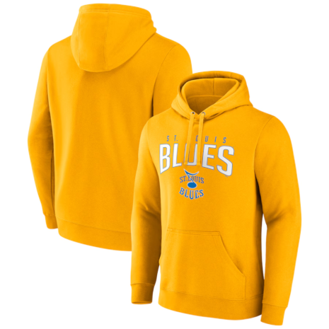 Fanatics St. Louis Blues Gold Special Edition 2.0 Wordmark Pullover Hoodie