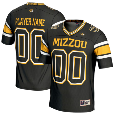 GameDay Greats Missouri Tigers Youth Black NIL Pick-A-Player Football Jersey