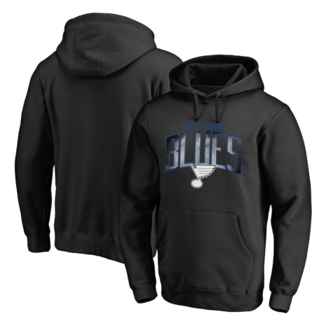 St. Louis Blues Black Arch Smoke Pullover Hoodie