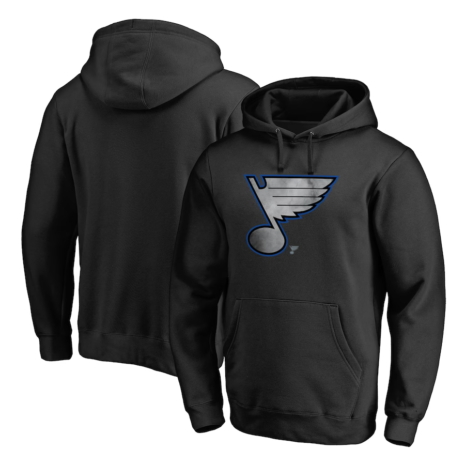 St. Louis Blues Black Core Smoke Pullover Hoodie