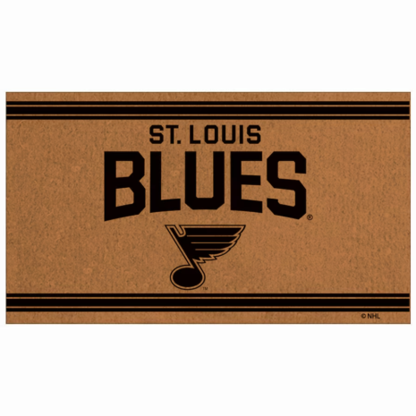 St. Louis Blues Brown 30'' x 18'' Logo Turf Mat