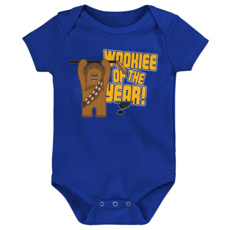 St. Louis Blues Infant Blue Star Wars Wookie of the Year Bodysuit
