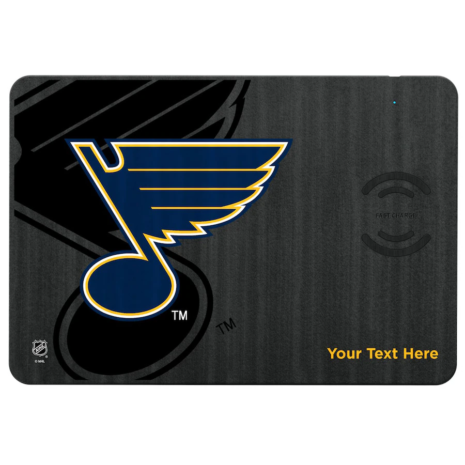 St. Louis Blues Personalized Wireless Charger & Mouse Pad