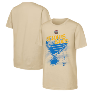 St. Louis Blues Youth Tan 2025 NHL Winter Classic Street Art T-Shirt