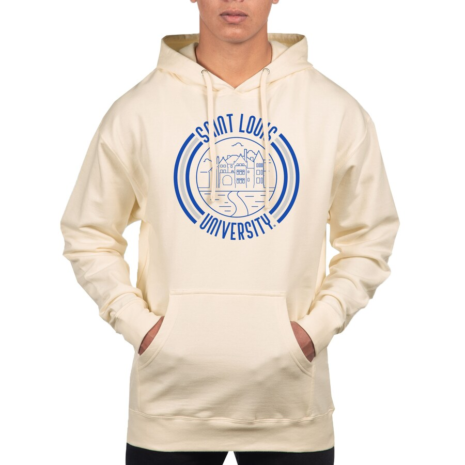 Uscape Apparel Saint Louis Billikens Cream Standard Pullover Hoodie