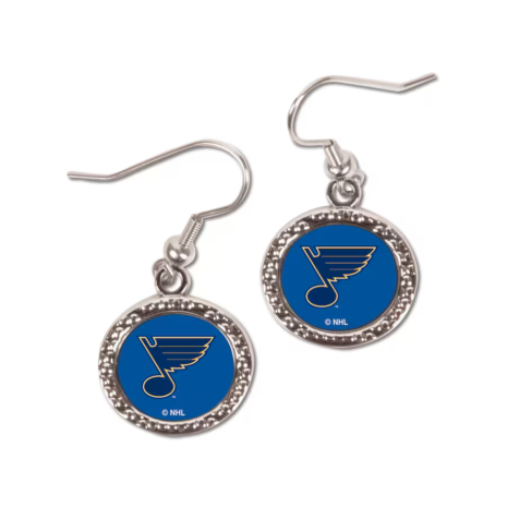 WinCraft St. Louis Blues Women's Round Dangle Earrings