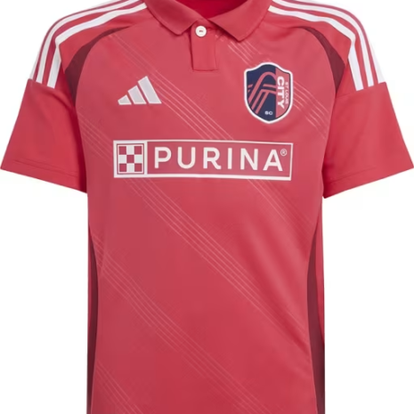 Adidas St Louis City SC Youth Red 25_26 Home Replica Soccer Jersey