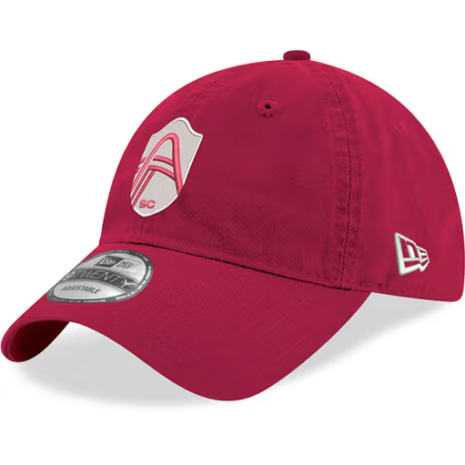 New Era St Louis City SC White Street Crest 9TWENTY Adjustable Hat - Red
