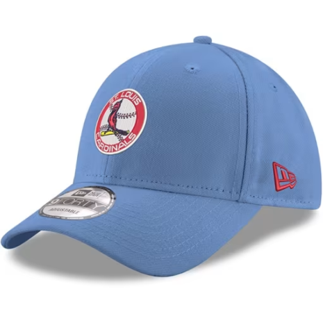 New Era St Louis Cardinals Stretch Snap 9FORTY Adjustable Hat - Light Blue