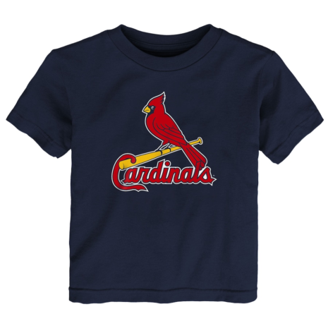 St. Louis Cardinals Toddler Navy Primary Logo T-Shirt