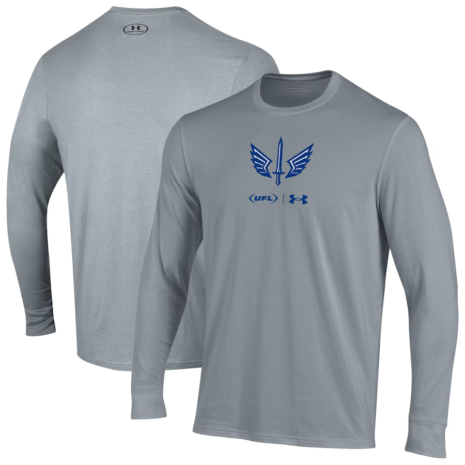 Under Armour St. Louis Battlehawks Gray Long Sleeve T-Shirt