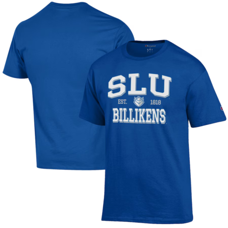 Champion Saint Louis Billikens Blue Est. Date Jersey T-Shirt