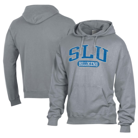 Comfort Wash Saint Louis Billikens Gray Lightweight Fleece Pullover Hoodie