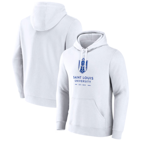 Fanatics Saint Louis Billikens White Primary Logo Pullover Hoodie